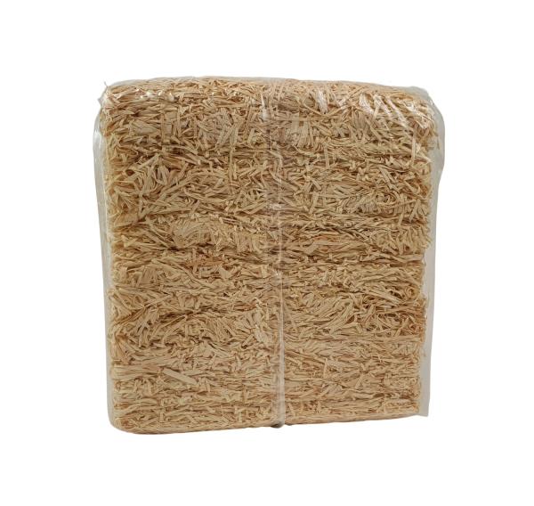 Holzwolle natur gepresst Fichte 1kg